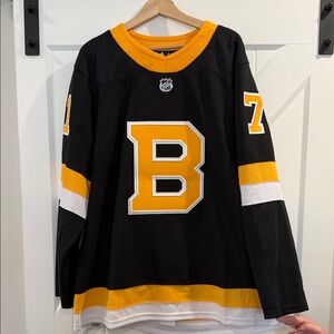 Adidas Black and Gold Hockey Jersey